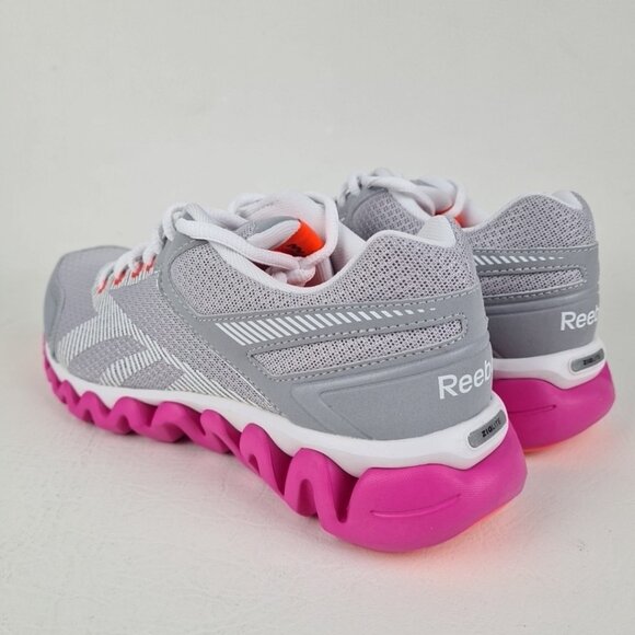 Reebok Ziglite Electrify Women Training Running Silver Pink - Picture 4 of 9